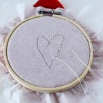 How to transfer embroidery pattern with tissue paper