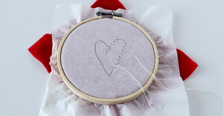 pattern transfer with tissue paper