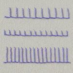 Blanket stitch front side