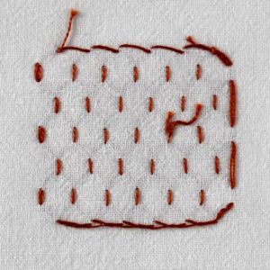 HoneycombStitchEmbroidery back side