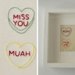 Sweet Stitches: Download Your Free Candy Heart Embroidery Pattern Today!