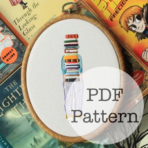 To Be Read pattern on Etsy