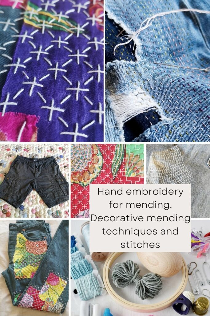 Revitalize Clothes with Artistic Mends PIN