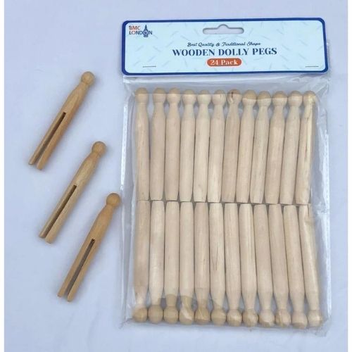 Wooden Dolly Pegs on Etsy