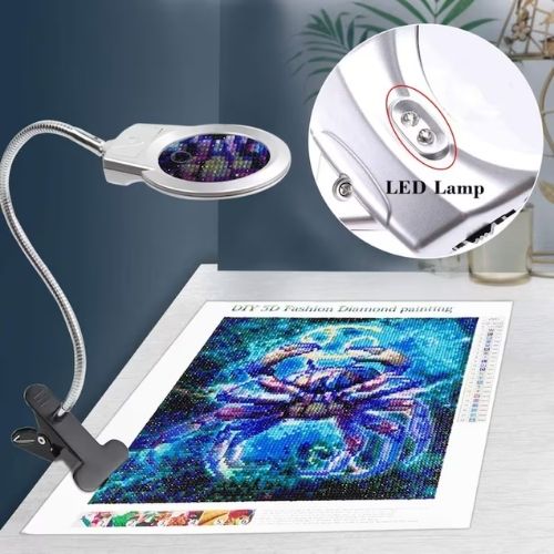 Hands Free Magnifier with Clamp on Etsy