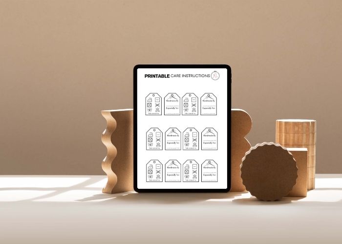 Printable Care Instructions