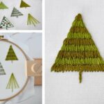 How To Embroider Christmas Tree: 5 Simple Methods + Free PDF Pattern