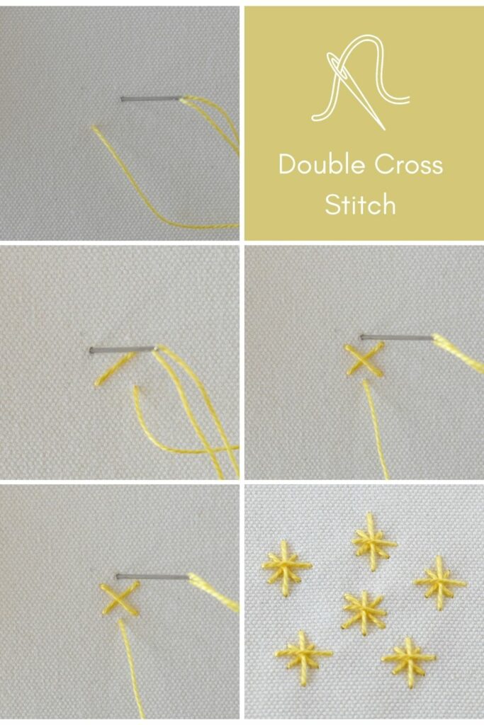 Tutoriel étape par étape sur le double point de croix