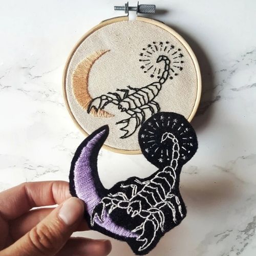 Magic Scorpion Stickmuster Designed by LNDdesignsUK auf Etsy