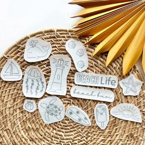 Printable Summer hand embroidery designs by StitchinWithSamantha on Etsy